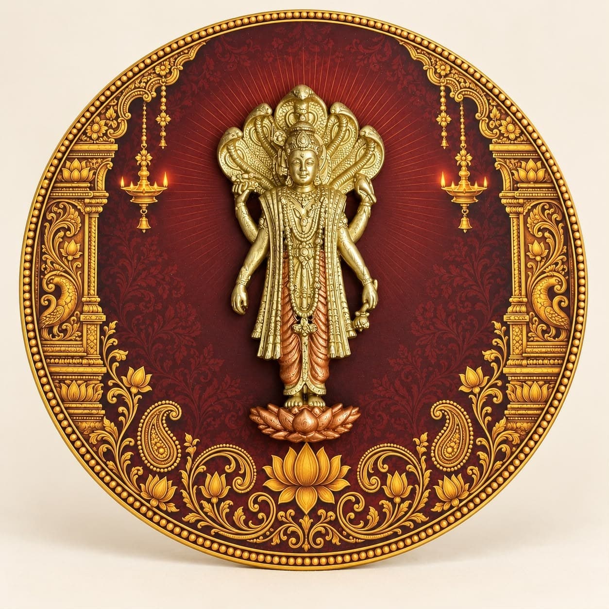 Vishnu Crimson Court