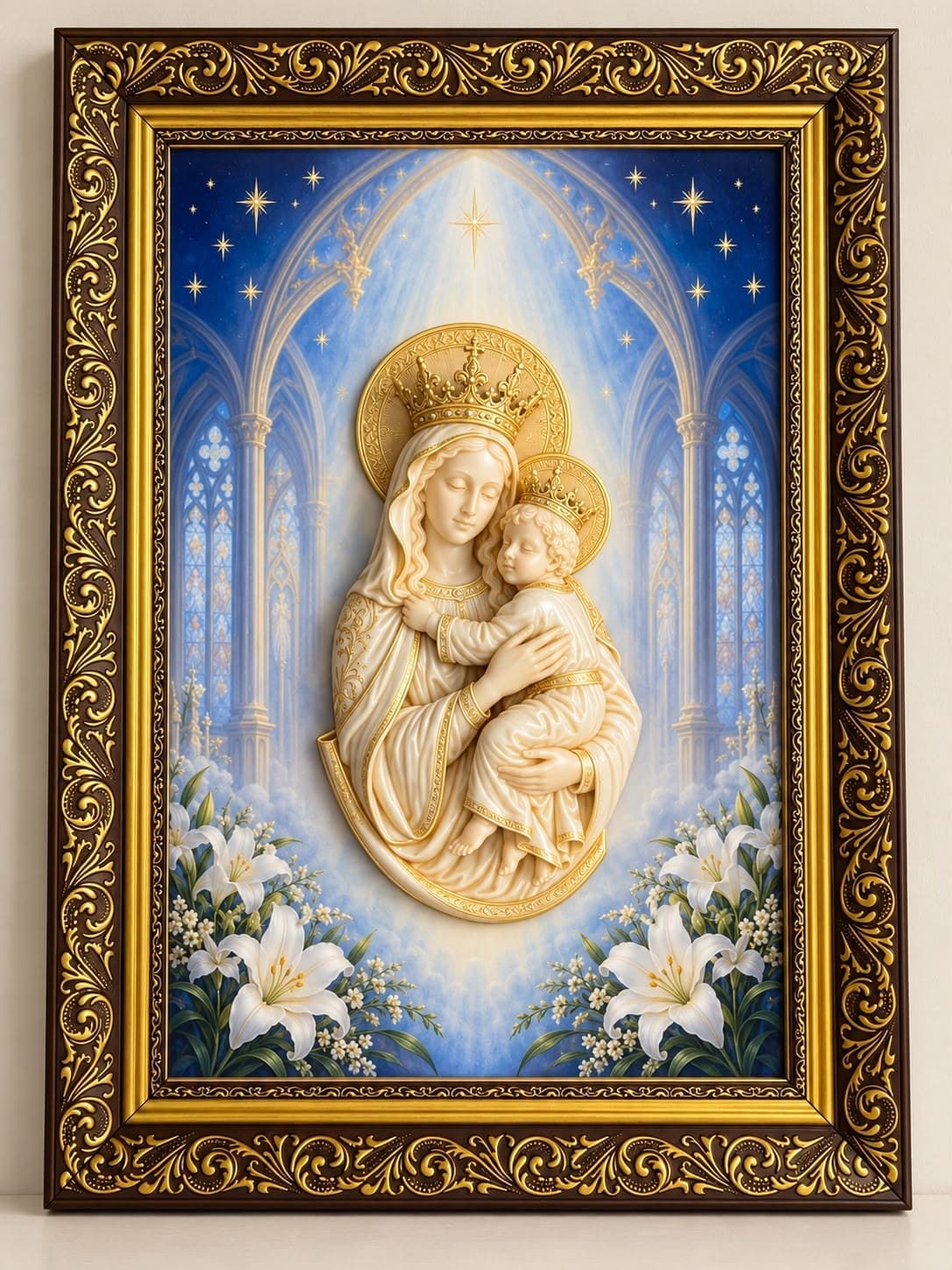 Madonna & Child Devotional Frame