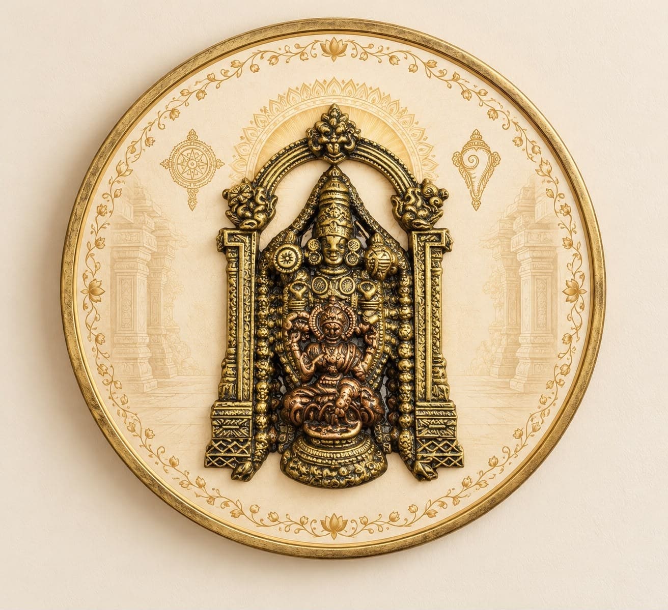Lakshmi Balaji Ivory Roundel