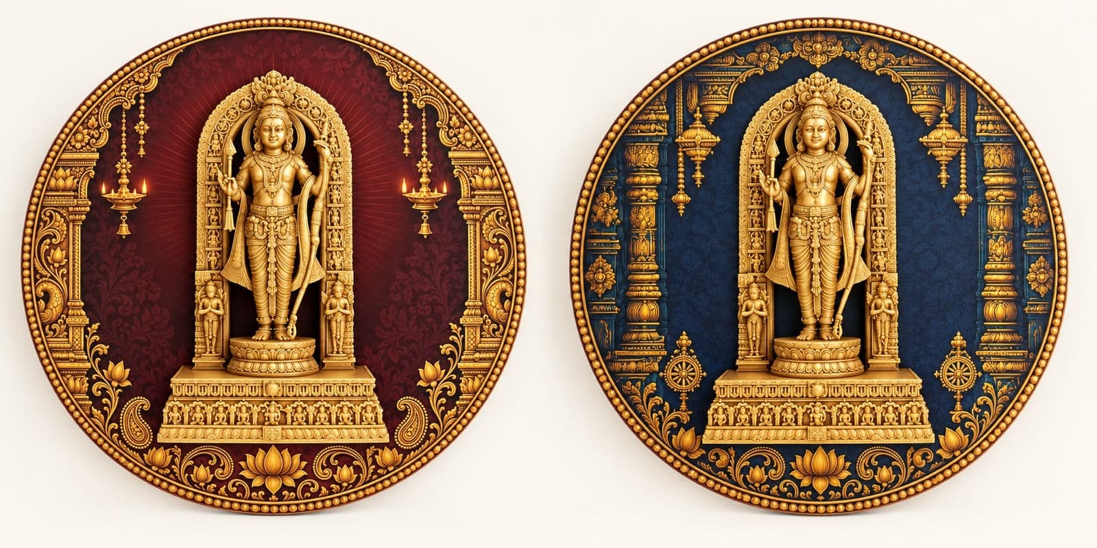 Murugan Heritage Roundels — Crimson Edition